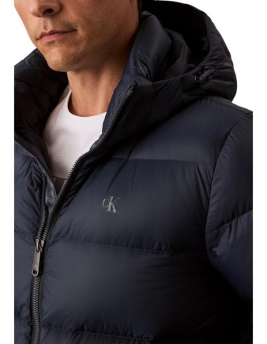 Veste bleue capuche Calvin Klein Jeans homme