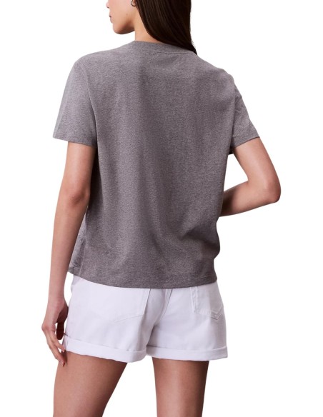 T-shirt gris Calvin Klein Jeans femme