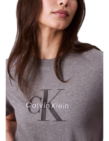 T-shirt gris Calvin Klein Jeans femme