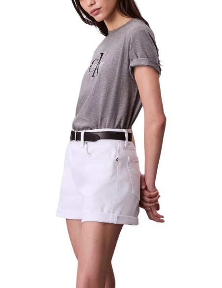 T-shirt gris Calvin Klein Jeans femme