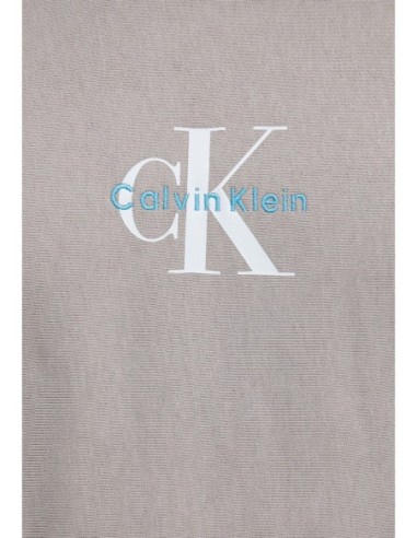 Sweat gris à capuche Calvin Klein Jeans homme