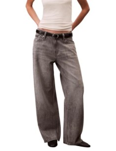 Jeans gris lyocell Calvin Klein Jeans femme
