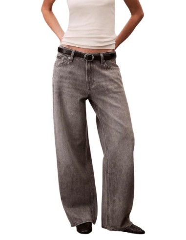 Jeans gris lyocell Calvin Klein Jeans femme