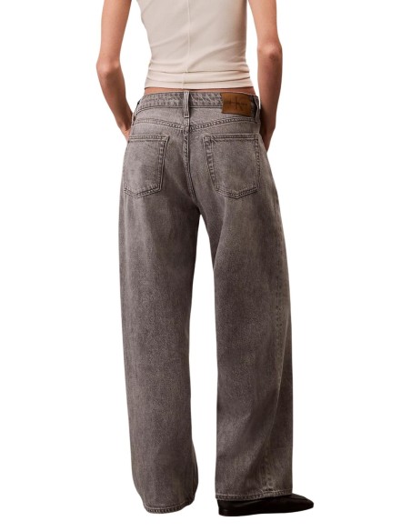 Jeans gris lyocell Calvin Klein Jeans femme