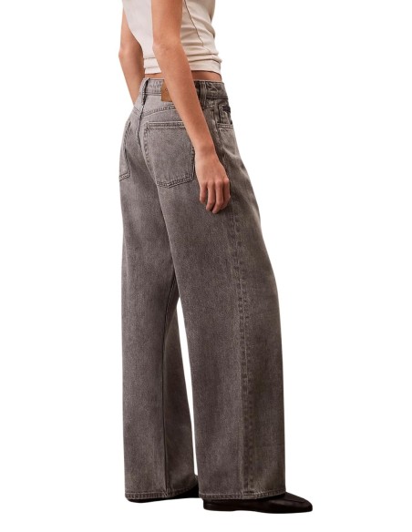 Jeans gris lyocell Calvin Klein Jeans femme