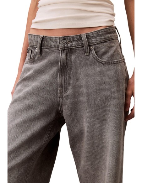 Jeans gris lyocell Calvin Klein Jeans femme