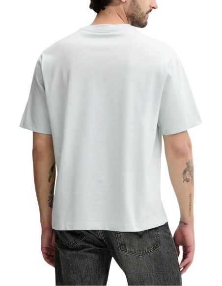 T-shirt bleu azur Calvin Klein Jeans homme