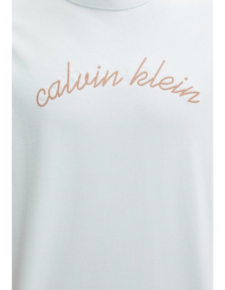 T-shirt bleu azur Calvin Klein Jeans homme