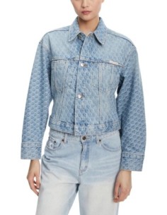 Veste bleue coton bio Calvin Klein Jeans femme