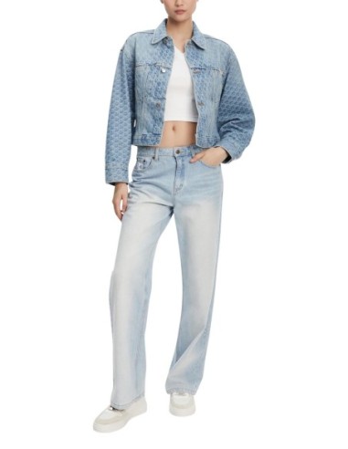 Veste bleue coton bio Calvin Klein Jeans femme