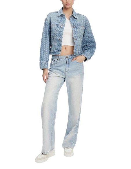 Veste bleue coton bio Calvin Klein Jeans femme