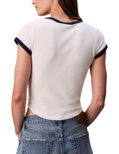 T-shirt blanc Calvin Klein Jeans femme