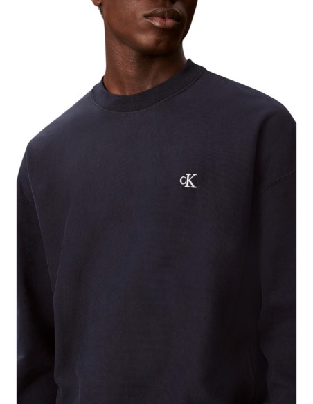 Sweat bleu Calvin Klein Jeans homme