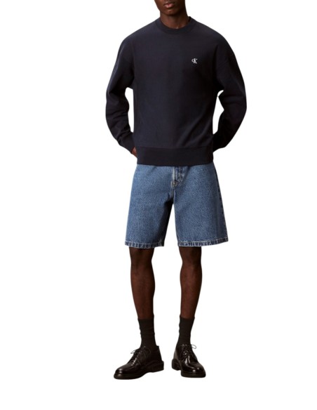 Sweat bleu Calvin Klein Jeans homme