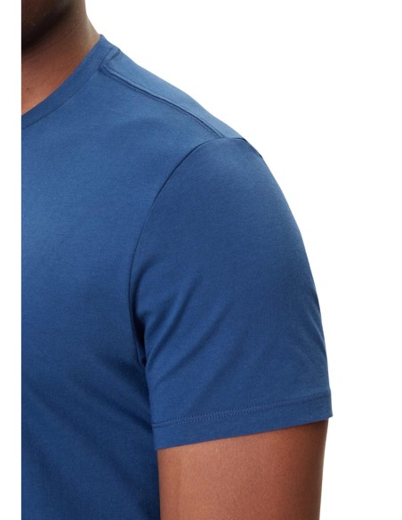 T-shirt bleu imprimé Calvin Klein Jeans homme
