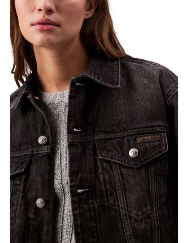 Veste noire coton bio Calvin Klein Jeans femme