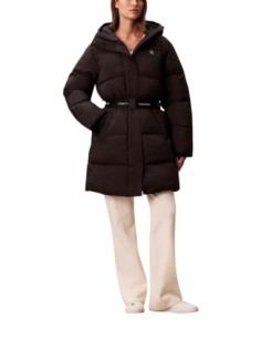 Veste noire ceinturée Calvin Klein Jeans femme
