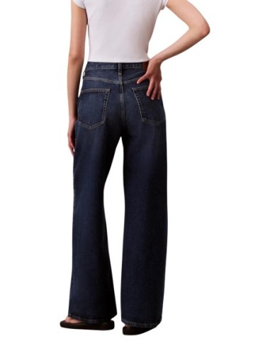 Jeans bordeaux coton bio Calvin Klein Jeans femme