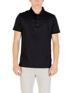 Polo noir Calvin Klein Jeans homme