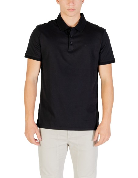 Polo noir Calvin Klein Jeans homme
