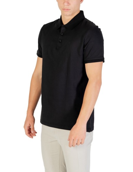 Polo noir Calvin Klein Jeans homme