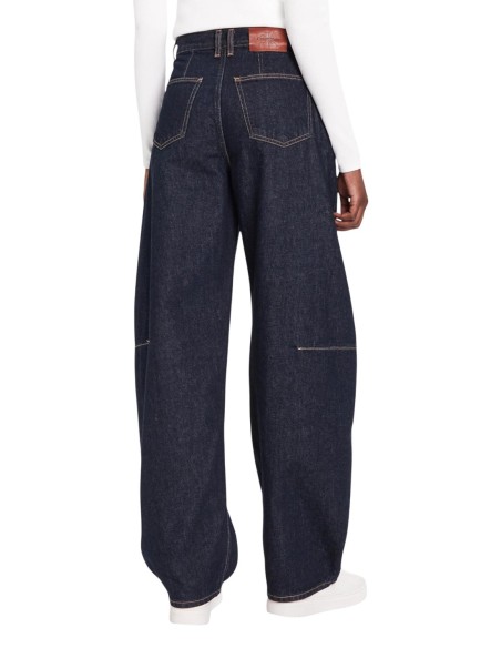 Jeans bleu coton bio Calvin Klein Jeans femme