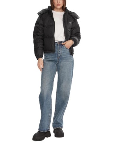 Veste noire à capuche Calvin Klein Jeans femme