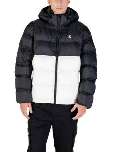 Veste blanche capuche Calvin Klein Jeans homme