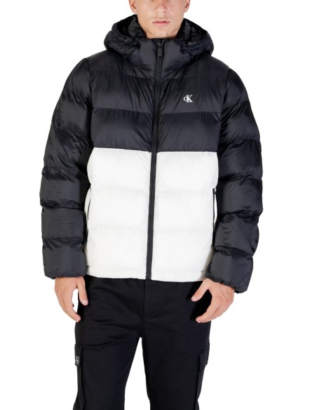 Veste blanche capuche Calvin Klein Jeans homme