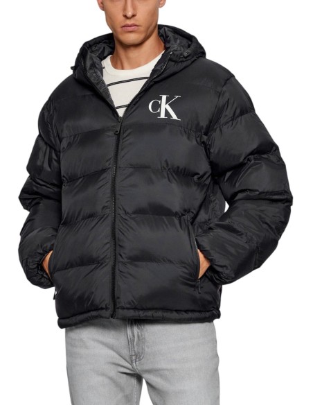 Veste noire imprimée Calvin Klein Jeans homme