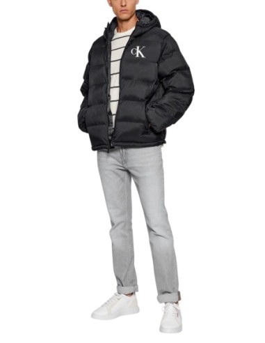 Veste noire imprimée Calvin Klein Jeans homme