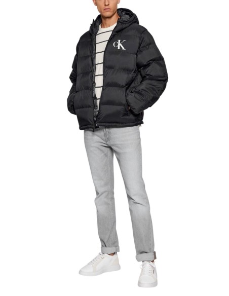 Veste noire imprimée Calvin Klein Jeans homme