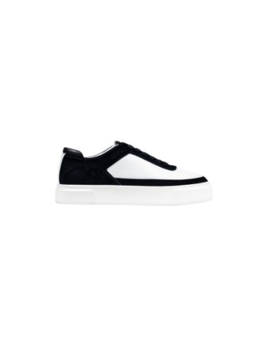 Baskets noires Calvin Klein Jeans homme cuir