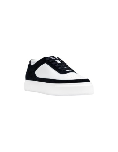 Baskets noires Calvin Klein Jeans homme cuir