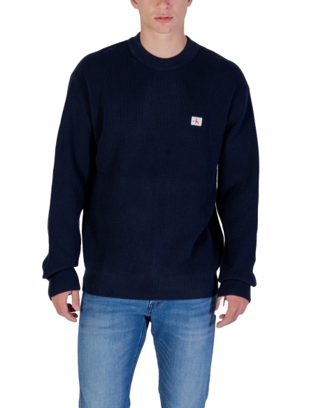 Pull bleu Calvin Klein Jeans homme
