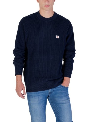 Pull bleu Calvin Klein Jeans homme
