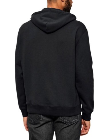 Sweat noir imprimé Calvin Klein Jeans homme