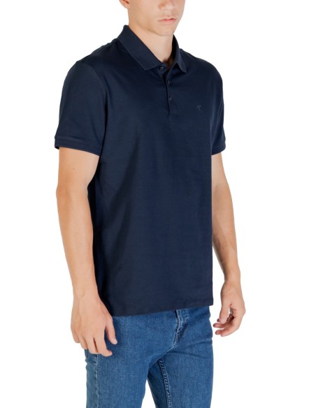 Polo bleu Calvin Klein Jeans homme