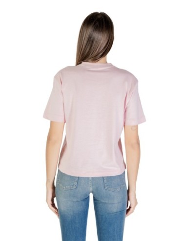 T-shirt rose imprimé Calvin Klein Jeans femme