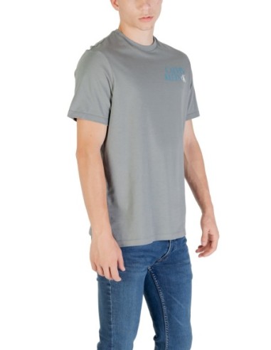 T-shirt gris Calvin Klein Jeans homme