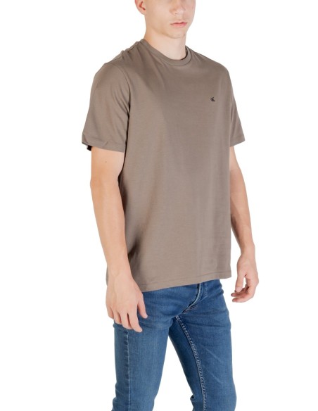 T-shirt beige Calvin Klein Jeans homme