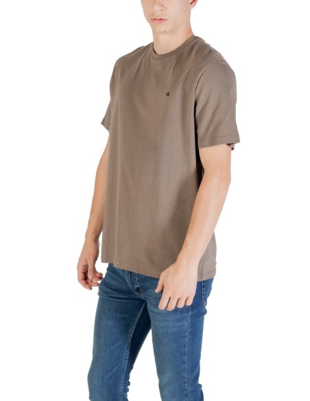 T-shirt beige Calvin Klein Jeans homme