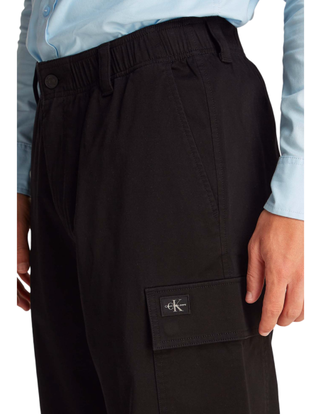 Pantalon noir multi-poches Calvin Klein Jeans homme