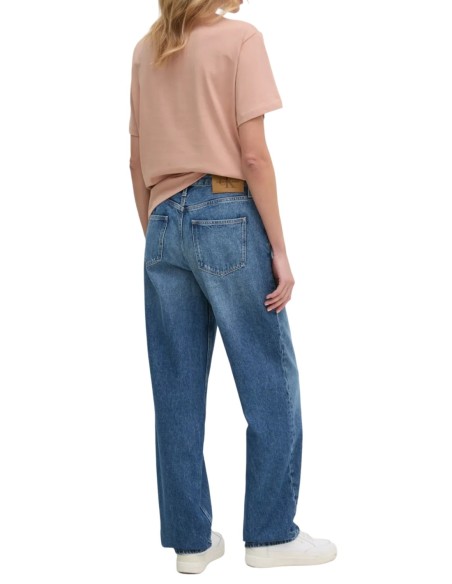 Jeans bleu azur coton bio Calvin Klein Jeans femme