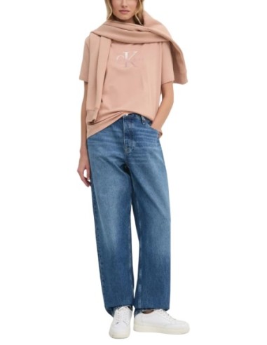 Jeans bleu azur coton bio Calvin Klein Jeans femme