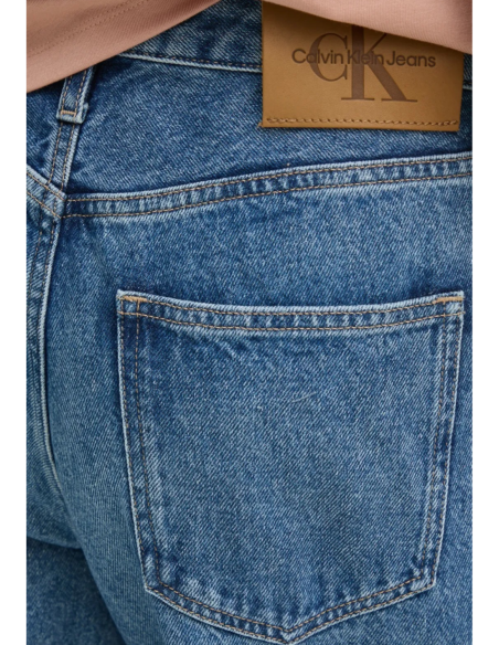Jeans bleu azur coton bio Calvin Klein Jeans femme