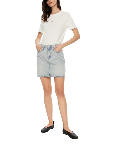 Jupe bleu azur Calvin Klein Jeans femme