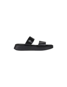 Mules noires cuir Calvin Klein Jeans femme