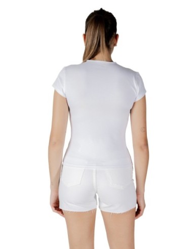 T-shirt blanc imprimé Calvin Klein Jeans femme