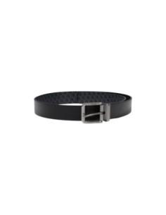 Ceinture noire cuir Calvin Klein Jeans homme